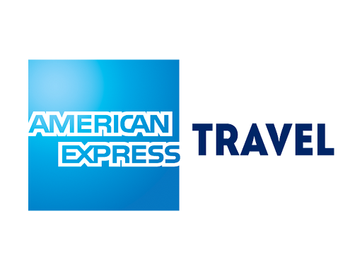 blue american express travel logo