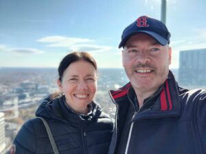 couple taking a selfie